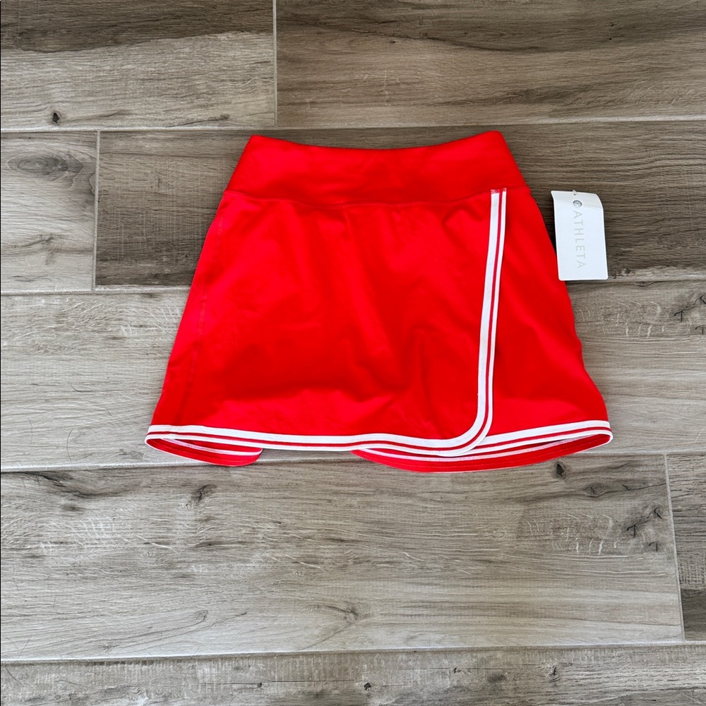 NWT Athleta XS Crosscourt Tipped Skort